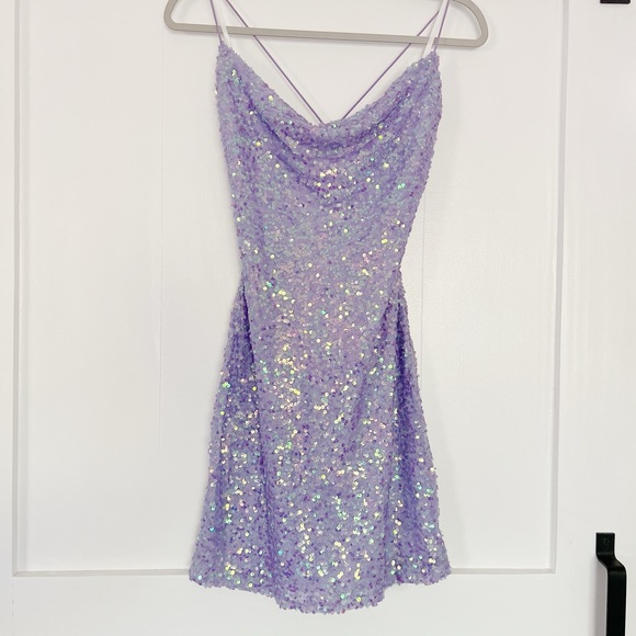 Windsor Dresses & Skirts - Lavender Sequin Dress